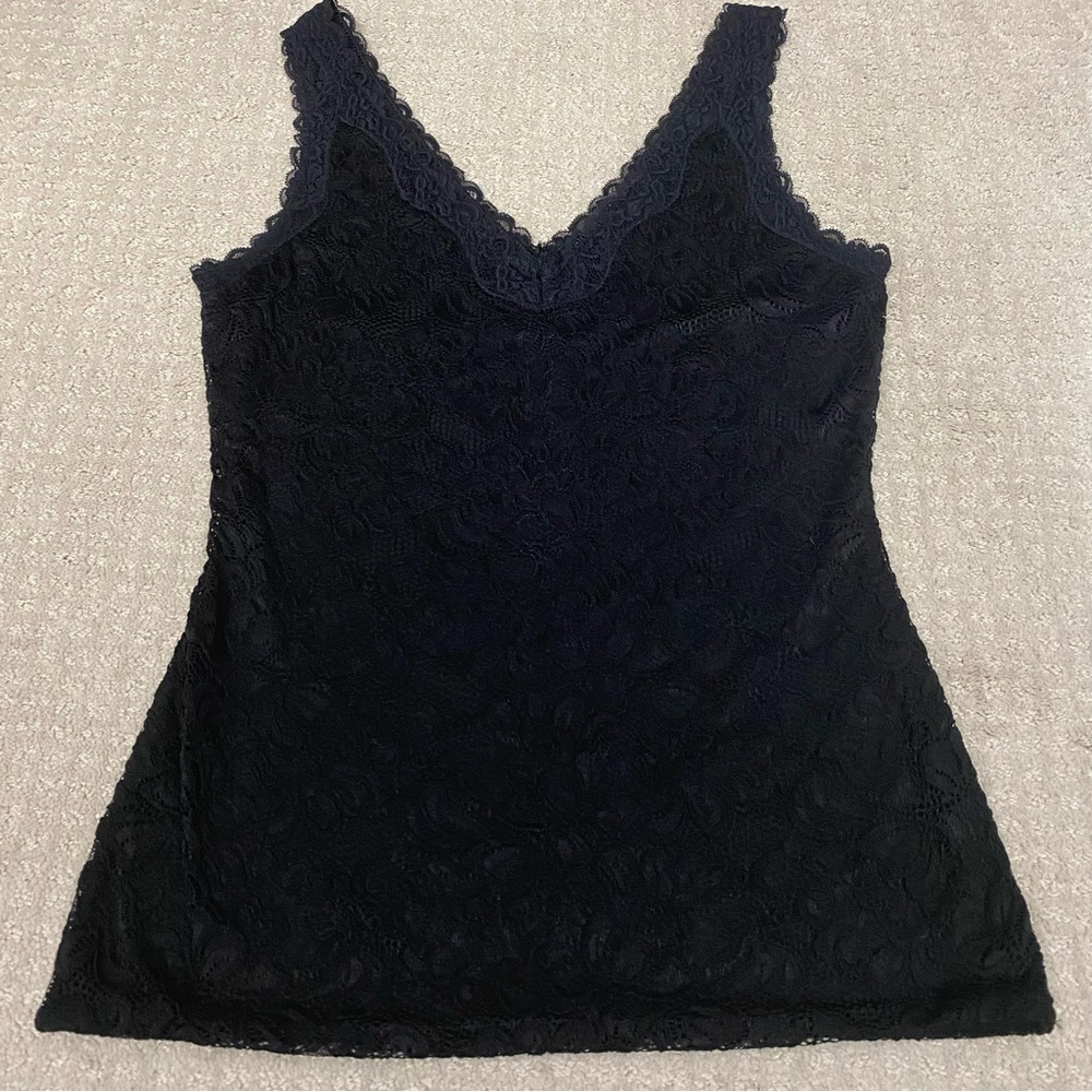 Black lace top size XS